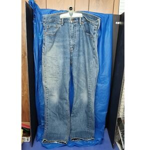 Levis 505 Regular Fit Mens Blue Denim Jeans Medium Wash W36 L28